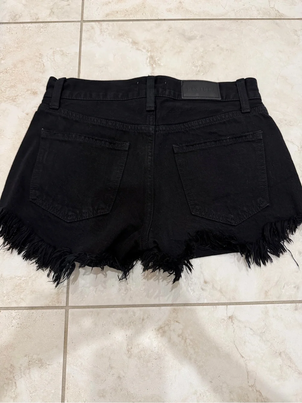 Pistola Black Denim Shorts 23